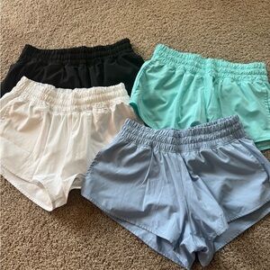 Women's Casual Shorts - Black, White, Light Blue, Mint